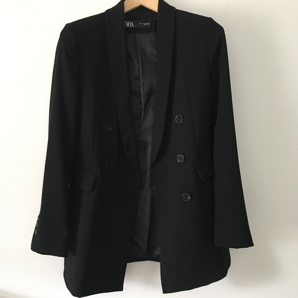 Zara double breasted blazer sz xs - Picture 8 of 10